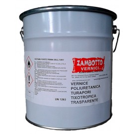 3 litri vernice poliuretanica turapori tixotropica trasparente + 1,5 litri di catalizzatore